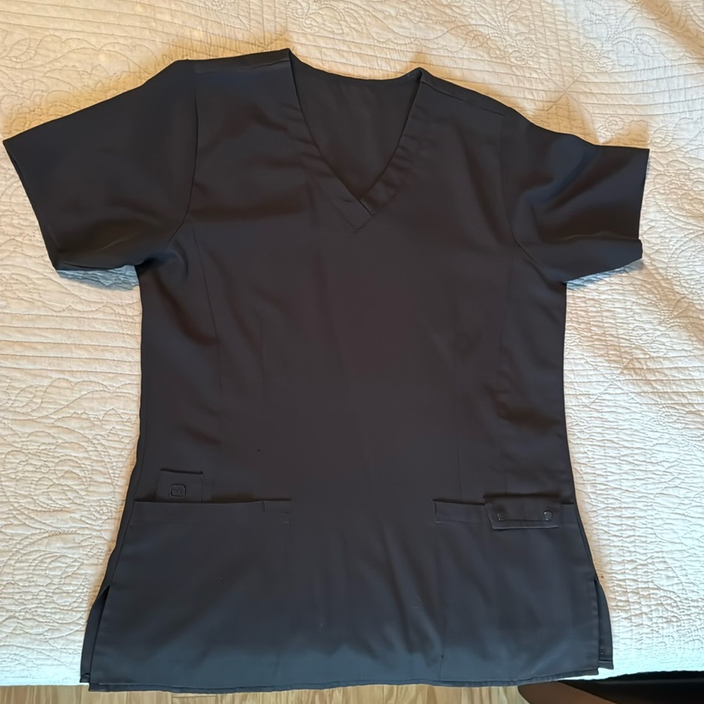 Wink XS Scrub Top Black